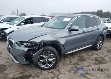2024 BMW X3 xDrive30I z USA, uszkodzony, nr VIN WBX57DP02RN313696
